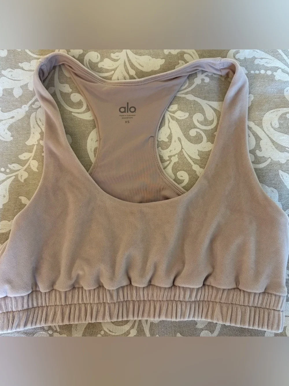 ALO Yoga Velour Sports Bra